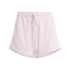 Pantaloncini sportivi rosa da bambina con strisce bianche adidas Essentials 3-Stripes, Abbigliamento Sport, SKU a753500007, Immagine 0